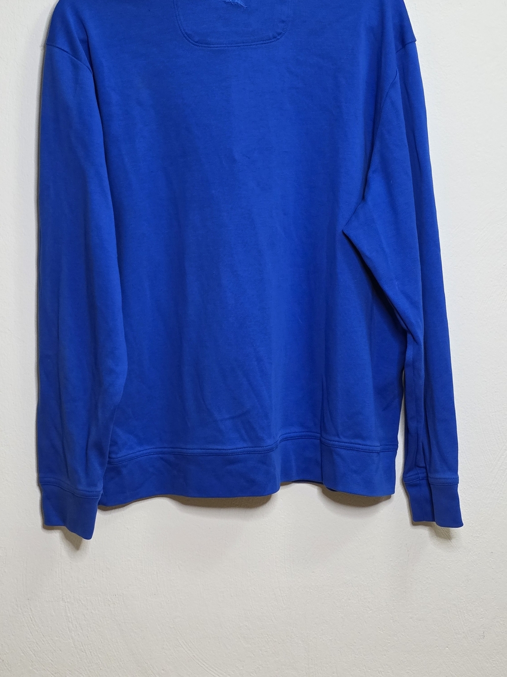 Tommy Bahama Royal Blue Zip-Up Sweatshirt - Picture 2 of 3